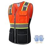 JKWEARSA Women Safety Vest, Multi P