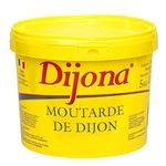 Dijona French Dijon Mustard 5kg Box Tub Authentic Chefs Quality Catering Size (Product of France)