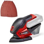 Einhell Cordless Detail Sander 18V Power X-Change. Hand-Held Sander, Electric Sander for Wood, Plaster and Metal, with Dust Collection, Without Battery TE-OS 18/150 Li Solo