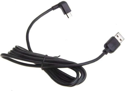 Car Charger for Tomtom - Right Angle MICRO USB Cable 1.5m - In Car Charging & Data Sync PC USB Cable Lead - TomTom GO, GO Live, Rider, Start, Via Live & all MICRO USB devices