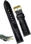 vinacreations 19mm Black Alligator 