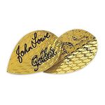 Unicorn Authentic Dart Flights | John Lowe Autograph Gold design | Xtra Shape| Durable 75 Micron Polyester PET