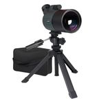Svbony SV41Pro Mini Mak Spotting Scope, 28-84X80mm Angled Maksutov Spotting Scope, FMC 1.25" Detachable Eyepiece Compatible with SC001 Camera for Aldult Target Shooting Archery Astronomy