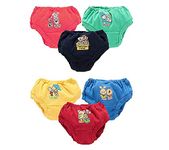 CUCUMBER Panty for Baby Boys and Baby Girls Pure Cotton Fabric Printed Panty/Briefs/Underwear(Pack of 6) (12-18 Months, Multicolor 1)