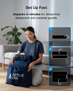 Active Era Double Air Mattress – Inflatable Bed for Two