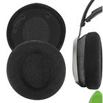 Geekria Comfort Velour Replacement Ear Pads for Philips Fidelio X3 Wired Headphones Ear Cushions, Headset Earpads, Ear Cups Cover Repair Parts (Black)