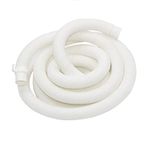 New Ware® Washing Machine 7 Meter Corrugated Plastic Drain Pipe | Extension Pipe | Outlet Pipe | Hose Pipe Suitable for All Fully/Semi Automatic Washing Machines Outlet (Length: 7 Meter,Color : White)