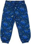 JAN & JUL Rain Pants for Girls Boys, Waterproof with Drawstring (Single-Layer: Constellations, 4T)