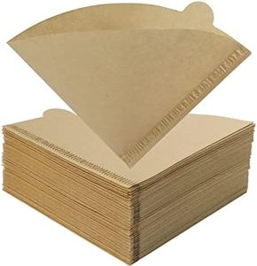 200 Pezzi Filtri per Caffè, A Forma di V Filtri Caffe Americano Taglia 1 Carta Filtro Cono Caffè Accessori Caffè per Macchine da Caffè Caffettiera Tazza con Filtro (1-2 Tazze)