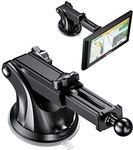 VAZESWIN 17mm Ball Car GPS Mount for Garmin, Dashboard Windshield Suction Cup Car GPS Holder for Garmin Zumo Nuvi Dezl Drivesmart Drive Driveassist RV StreetPilot DriveLuxe Aera DriveRrack