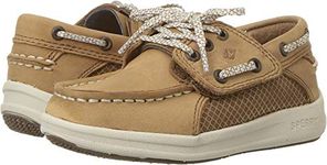 Sperry Gamefish A/C Boat Shoe (Toddler/Little Kid), Dark Tan, 9 Wide US Toddler