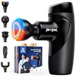 Mini Massage Gun with Heat Therapy, Bob and Brad M7 Plus Portable Deep Tissue Muscle Massager Gun, Percussion Pocket-Sized Massage Gun for Pain Relief & Muscle Recovery, Gifts for Women Men