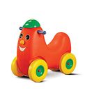 Ok Play Plastic Humpty Dumpty Curved Seat Push Rider, Red, Kid