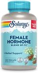 Solaray Female Hormone Blend SP-7C, Herbal Support Hormonal Balance for Women with Black Cohosh, Dong Quai, Wild Yam, and More, Vegan, Lab Verified, 60-Day Guarantee, 120 Servings, 240 VegCaps