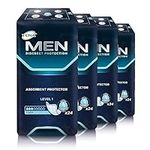 TENA for Men Level 1 Incontinence Protector Maximum Guard Incontinence Pad for Men (4 Pack of 96)