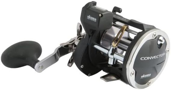 Okuma Convector Star Drag Line Counter Reel (25/310), Black