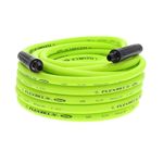 FLEXZILLA HFZ3850YW2 3/8 by 50 Zilla Green Air Hose with 1/4 Ends