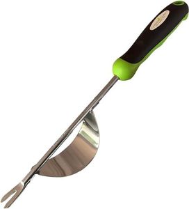 Garden Guru Dandelion Weeder Tool with Ergonomic Handle & Fulcrum - Stainless Steel Weed Puller for Planting, Weeding, Flower and Vegetable Care in Lawn Garden Yard | Rust Resistant