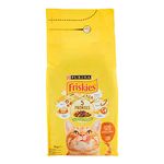 Purina Friskies Adult Cat Croquettes with Turkey Chicken and Extra Olives, 2 kg
