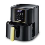 Prestige Nutrifry 4.5L Digital Air Fryer| 80% less Oil Consumption | 8 Preset Menu | Fry, Grill, Roast, Bake, Reheat | Digital Display | 1200 Watts | Easy to Clean | 1Y Warranty | ISI Certified