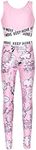 TiaoBug Kids Girls 2 Piece Gymnasti