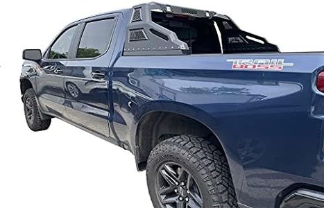 VANGUARD VGRB-2265BK Black RL-B Bed Bar Roll Bar | Compatible with 07-24 Chevrolet Silverado 1500/07-24 Dodge Ram 1500/04-24 Ford F-150/07-24 GMC Sierra 1500/07-24 Ram 1500/07-24 Toyota Tundra