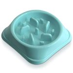 iGadgitz Home U6969 - Small Dog Puppy Junior Slow Eating Dog Bowl Small Pet Slow Bowl Small Interactive Maze Feeder Kitten Puzzle Anti Choke Bowl