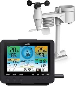 Youshiko YC9470 Weather Station, Professional 7-in-1 Wireless Sensor (Official 2025 UK Version) WIFI Internet Wunderground WeatherCloud, UV SUNBURN/light intensity