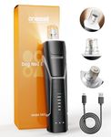 oneisall Dog Nail Grinders with 360°LED Lights,40db Silent Cordless Dog Claw Grinder, Groom Pro Dog Nail File,6 Speed Adjustable Painless Paws Pet Nail Grinder for Small,Medium Large Dogs
