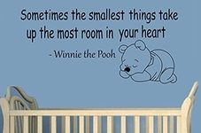 Asmi Collections PVC Wall Stickers Winnie The Pooh Quotes