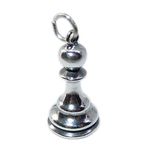 Pawn Chess piece sterling silver charm .925 x 1 Games charms