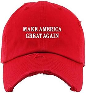 Make America Great Again Vintage Baseball Cap Embroidered Cotton Adjustable Distressed Dad Hat