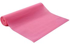 Kuber Industries Diamond Textured Anti Slip Mat|Waterproof Shelf Mat Liner Roll|Mat for Kitchen, Drawer & Cabinet|Sheet for Fridge, Bathroom|Easy to Cut 3 MTR Roll (Pink)