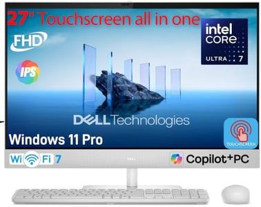 Dell 27 All-in-One Touchscreen Desktop Computer, 64GB DDR5 RAM, 4TB SSD