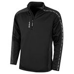 Stuburt Golf Mens Radar Fleece Sweater - Black Marl - S