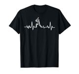 Cricket Funny Heartbeat Graphic For Player T-Shirt