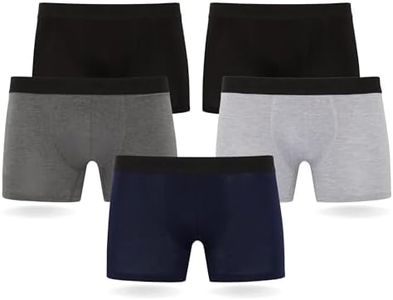 FM London Boxers (lot de 5) pour homme avec technologie de protection contre les odeurs HyFresh - Sous-vêtements respirants pour hommes adaptés à toutes les occasions