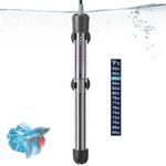 HITOP100W 200W 300W Adjustable Aquarium Heater, Submersible Fish Tank Heater Thermostat with Suction Cup (200W)