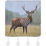 Shupakul 30 Pcs Deer Target Paper-15.7"x 15.7" Hunting Animal Shooting Paper Target-Highly Visible Deer Vitals Target Practice Accessories for Archery and Shots