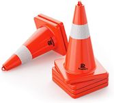 RoadHero Traffic Cones 18 Inch, 6 P