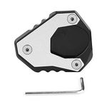 Broco Motorcycle CNC Kickstand Side Stand Enlarger Extension Pad for Kawasaki Versys/KLE 650 15-18