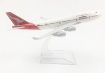 eSÃ‚³kube Diecast Metal Aeroplane Scale Model, Size -16 Cm -1Pc - For Display Only (Qantas) multicolor