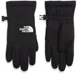 The North Face Kids' Sierra Fleece Etip Gloves, TNF Black, X-Large