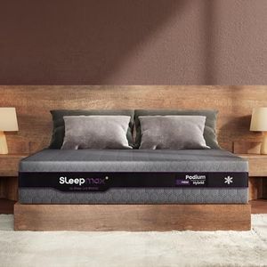 Sleepmax Ergonomic Ultra Long Mattress 12 Inch Firm - Cooling Hybrid Mattress Pressure Relief & Spine Alignment - Recovery-Grade Deep Sleep Bed – 365-Trial, Forever Warranty, Made in USA, 87''x79''