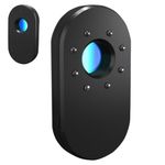 Hidden Camera Detector, Camera Detector Black Hidden Electronic Device Detector Suitable for Hotel and Office Inspection Travel Usage Changing Room Scan Vehicle Check