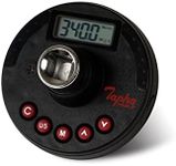 Tapha Tools 1/2 inch Digital Angle Torque Adapter, 12.5-250.7 ft-lbs (17-340 N-m) Torque Range, 1-360° Angle Range, LED and Buzzer, Preset Memory, ISO 6789 Tested and Calibrated (AD4N-T340CN)