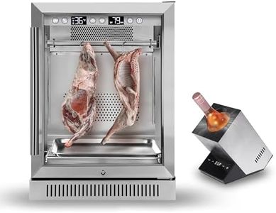Cobalance Dry Aging fridge for Steak, Dry Age freezer for T-Bone,Chicken, Ham& Cheese up to 66lbs, 24“ Commercial Meat Ager Refrigerator, Perfect for Salami, Tender Aged Beef and Game in 21-47 Days