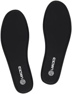 LARGERED Semelles Chaussures Confort Femme Homme Semelles Mémoire de Forme Offrant de Absorption des Chocs et Amortissantes pour Soulager les Pieds Respirant Anti Odeur Noir EU44