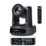 TONGVEO AI Auto-Tracking IP PTZ Camera SDI/HDMI/USB3.0/LAN PoE 30X Optical + 16X Digital Zoom 1080P 60fps for Live Streaming Church Services Education Video Conference with OBS vMix and More