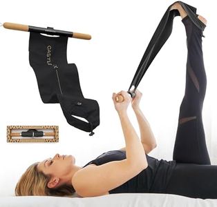 CastleFlexx Mobility and Full Body Strengthening Device | Non-Elastic Stretch Strap with Natural Premium Cork Handles for Stretching, Exercise, Physical Therapy, and Yoga